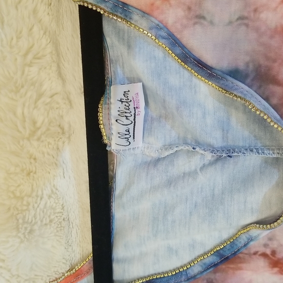 Lulla Collection by Bindya Tie Dye Top/Cover Up size L or XL - Picture 2 of 10